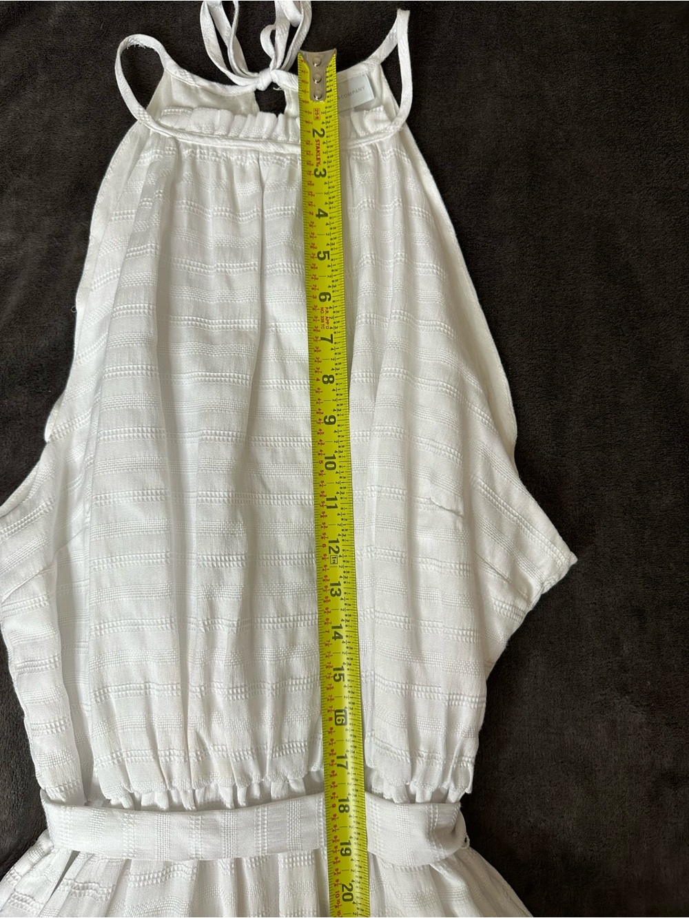 New York &‎ Company Cream Halter Tie-Back Maxi Dress A3-024 - Picture 14 of 15